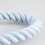 Hondentouw met Twee Lussen Blauw – DUVO Flossy - Afbeelding 3