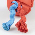 Honden Trektouw met Rubberen Bal Rood – DUVO Rubrop - Afbeelding 4