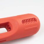Hondentrekspeelgoed van Rubber met Katoenen Touw en Stok, Rood – DUVO Rubrop - Afbeelding 2
