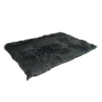 Langharige Ligmat voor Hondenbox Donkergrijs 61x46x7 cm – DUVO Snug