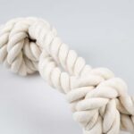 Wit Katoenen Hondenspeelgoed met Drie Knopen en Lus – DUVO 16369-EBI - Afbeelding 5