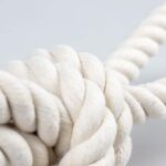 Wit Katoenen Hondenspeelgoed met Drie Knopen en Lus – DUVO 16369-EBI - Afbeelding 3