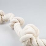 Katoenen Hondenspeeltouw met 4 Knopen Wit – DUVO 16378-EBI - Afbeelding 3