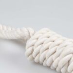 Honden Speeltouw van Katoen met 2 Lussen Wit 45 cm – DUVO 16372-EBI-VAR - Afbeelding 3
