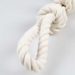 Wit Katoenen Hondenspeeltouw met twee Lussen – DUVO 16380-EBI - Afbeelding 4
