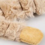 Platte Pluche Hondenknuffel met Pieper – DUVO Huggi Beer - Afbeelding 3