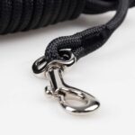 Zwarte Honden Speurlijn van Polyester voor Training – DUVO EXPLOR Classic Rond - Afbeelding 2