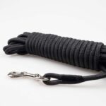 Zwarte Honden Speurlijn van Polyester voor Training – DUVO EXPLOR Classic Rond - Afbeelding 3
