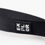 Korte Hondenriem van Nylon Zwart – DUVO EXPLOR Classic - Afbeelding 2