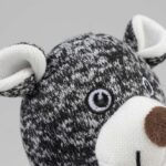 Hondenknuffel met Wankelende TPR-bodem Zwart – DUVO Tumbly - Afbeelding 2