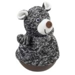 Hondenknuffel met Wankelende TPR-bodem Zwart – DUVO Tumbly - Afbeelding 4