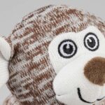 Pluchen Hondenspeeltje Aap met TPR-wobbelbodem Bruin – DUVO Tumbly - Afbeelding 2