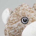 Hondenknuffel Pluche met Wiebelbodem Beige – DUVO Tumbly Leeuw - Afbeelding 2