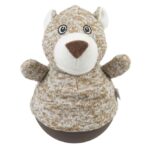 Hondenknuffel Pluche met Wiebelbodem Beige – DUVO Tumbly Leeuw