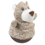 Hondenknuffel Pluche met Wiebelbodem Beige – DUVO Tumbly Leeuw - Afbeelding 4