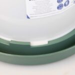 Pluimveedrinkbak met Handgreep Transparant Groen – DUVO ECO - Afbeelding 2