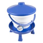 Kippendrinkbak met Handgreep en Poten blauw 15 l – DUVO 16838-EBI