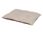 Hondenkussen van Microvezel en Softpluche, Beige-Bruin 80 x 60 x 10 cm – Nobby SAMA - Afbeelding 2