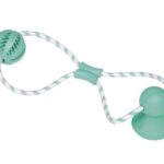 Hondenspeelbal van Massief Rubber met Zuignap en Muntaroma – Nobby NO-61543