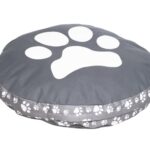 Rond Hondenkussen van Microvezel met Antislip, Grijs Bruin 85 cm – Nobby Zampa