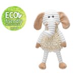 Pluchen Hondenspeelgoed Olifant van Gerecycled Materiaal zonder Pieper – Beeztees Eco Elefant Oda