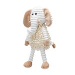 Pluchen Hondenspeelgoed Olifant van Gerecycled Materiaal zonder Pieper – Beeztees Eco Elefant Oda - Afbeelding 4