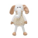 Pluchen Hondenspeelgoed Olifant van Gerecycled Materiaal zonder Pieper – Beeztees Eco Elefant Oda - Afbeelding 5
