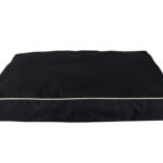 Zwarte Hondenmat met Afneembare Hoes 80 x 60 x 10 cm – Nobby Esat