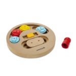 Houten Intelligentiespel voor Puppy’s met Snackverstopplekken – Beeztees Brain Game Sambo