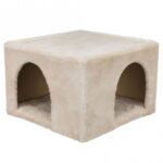 Knaagdier Pluche Schuilhuis met Twee Ingangen Beige – Trixie 63100-TRXI - Afbeelding 2
