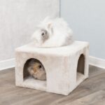 Knaagdier Pluche Schuilhuis met Twee Ingangen Beige – Trixie 63100-TRXI