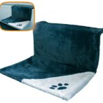 Kattenhangmat voor Radiator met Pluche Bekleding, Anthraciet – Nobby CAT RELAX