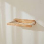 Katten Wandhangmat van Rubberboomhout Crème – Nobby Lou - Afbeelding 2