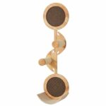 Wandkrabelement met Sisalmat en Halfronde Trede Crème – Nobby NO-63632-92