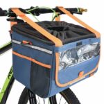 Fietstas voor honden en katten met stuurbevestiging, blauw – Nobby Devant - Afbeelding 3