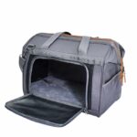 Transporttas voor Hond en Kat tot 6 kg, Grijs – Nobby Perka - Afbeelding 2