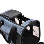 Blauwe Draagtas in Jeanslook voor Hond en Kat – Nobby Lema - Afbeelding 4