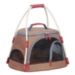 Lichtbruine Katten- en Hondendraagtas van Microvezel – Nobby Enoshima Cat