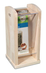 Middelgrote Hooiruif van Rubberboomhout met Plexiglas voor Kleine Knaagdieren – Hagen Living World Green 65040-HAG-VAR - Afbeelding 3