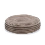 Rond Hondenkussen van Geribbelde Stof Beige – Karlie Designed by Lotte Reza - Afbeelding 7