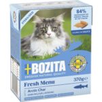 Bozita Natvoer voor Gesteriliseerde Katten met Zalmforel 370 g