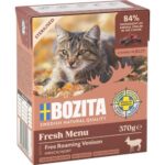 Bozita Cat Tetra Recard Maaltijdstukjes in Gelei voor Gesteriliseerde Katten met Hert 370 g