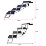 Opvouwbare Aluminium Hondentrap met 4 Treden voor Auto – Nobby NO-76372 - Afbeelding 2
