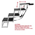 Opvouwbare Aluminium Hondentrap met 4 Treden voor Auto – Nobby NO-76372 - Afbeelding 3
