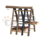 Houten Klimspeelplaats voor Kleine Knaagdieren – Ollesch OL-803-181