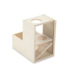 Knaagdier Speelhuis van Hout met 2 Etages – Beeztees Rexy - Afbeelding 2