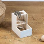 Knaagdier Speelhuis van Hout met 2 Etages – Beeztees Rexy - Afbeelding 4