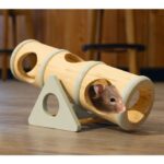 Knaagdiertunnel en Wip van Hout – Beeztees Clovis - Afbeelding 4