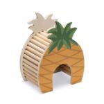 Hamsterhuis van Hout in Ananasvorm – Beeztees 811185