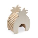 Hamsterhuis van Hout in Ananasvorm – Beeztees 811185 - Afbeelding 5